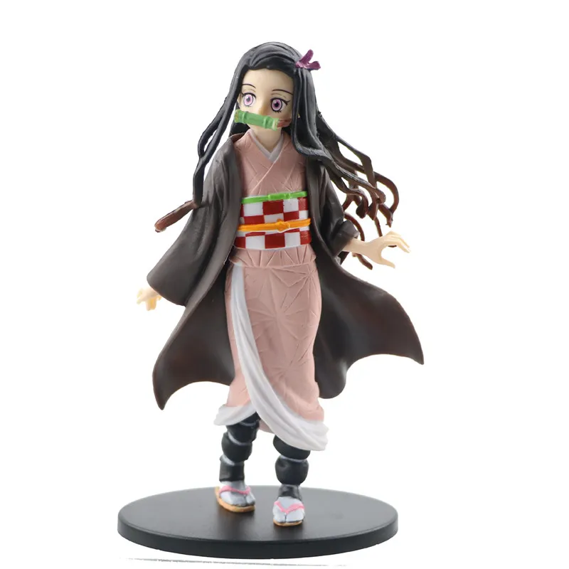 Anime 6pcs Demon Slayer Figure 7cm Kimetsu No Yaiba Figure Q Posket Kamado Tanjirou Kamado Nezuko Agatsuma Figure Toys