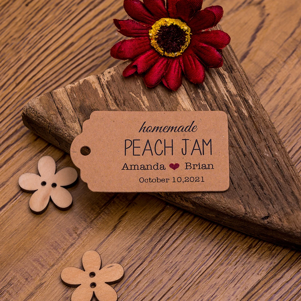 

J11 3.5x6.2cm handmade wedding tags custom gift tags fruit bottles wedding supplies, wedding decorations, kraft paper tag