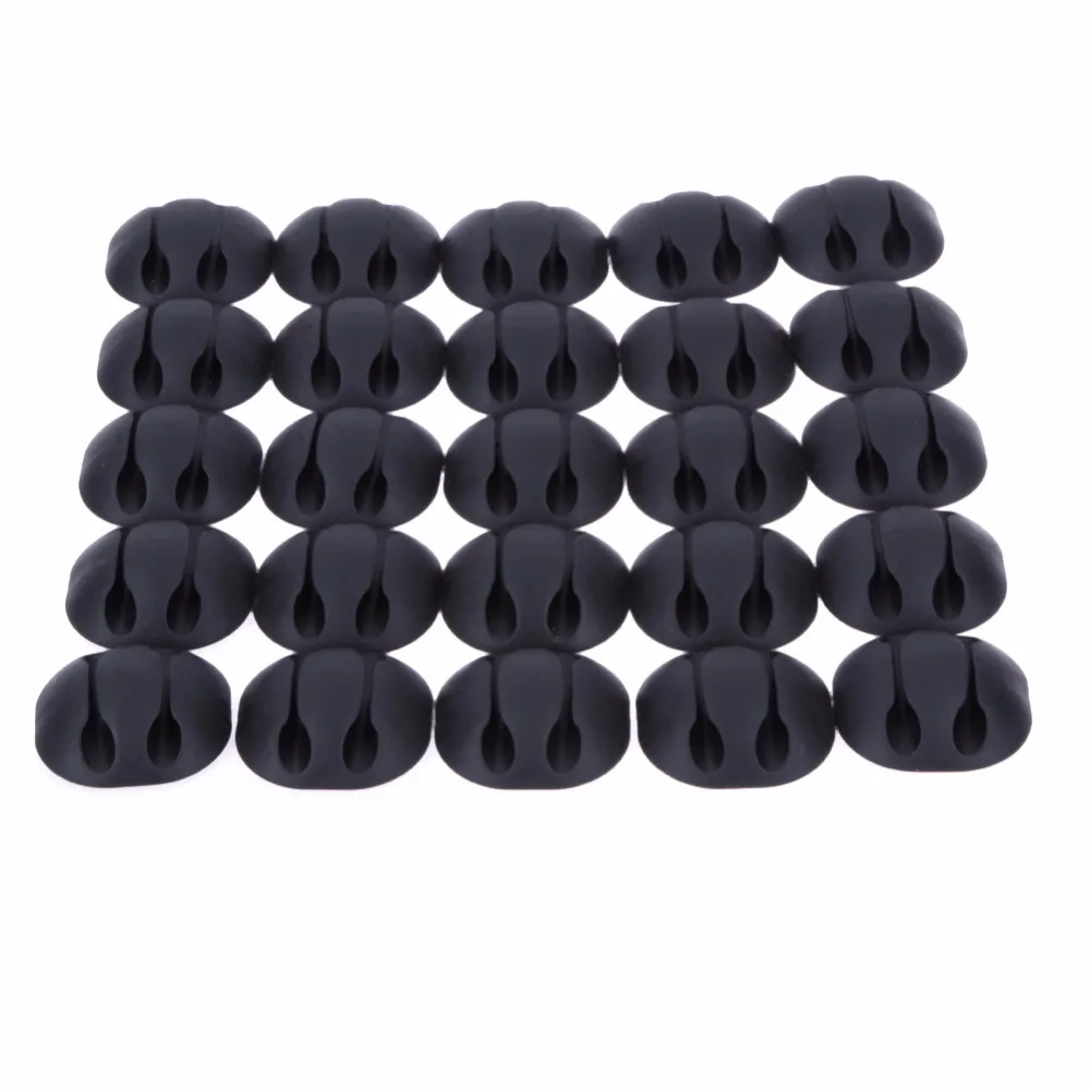 5 шт./лот кабельный зажим, настольный органайзер, проводной шнур, свинцовый USB-шнур, держатель шнура, органайзер, держатель, безопасный Настольный цвет, случайный цвет