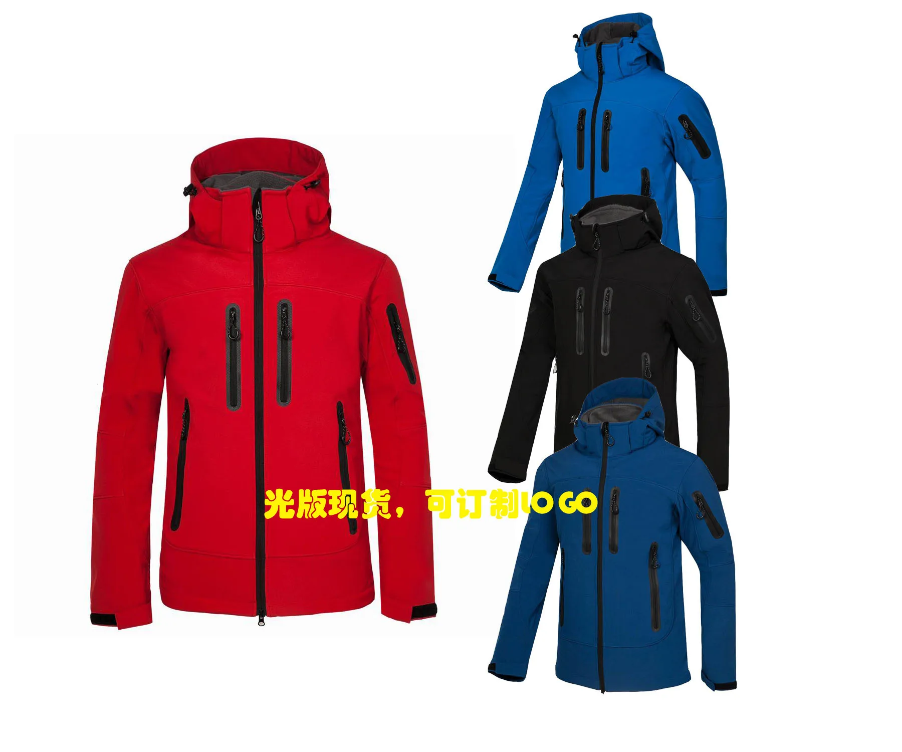 Light Version Hot Selling Wish Men's Outdoor Camping Mountaineering Raincoat Soft Case Clothing