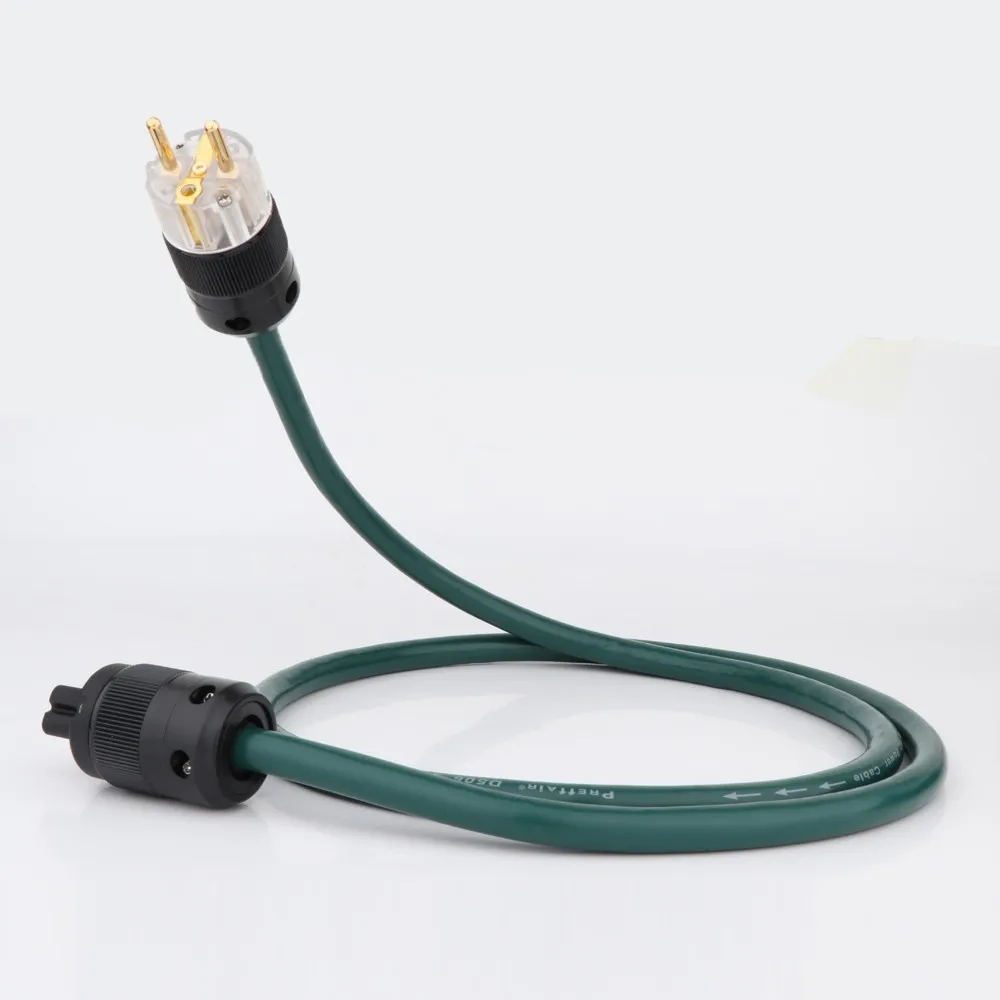 HI-END Preffair D506 EU US AC Power Cable with firgure 8 C7 IEC Power cord hifi AMP/CD Mains Power Cable