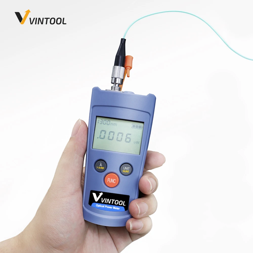 Mini Optical Fiber Tester -70 ~ + 6/ -50 ~ + 26dBm 2.5มม.Universal สำหรับ FC/SC/ST อะแดปเตอร์ Optical Power Meter