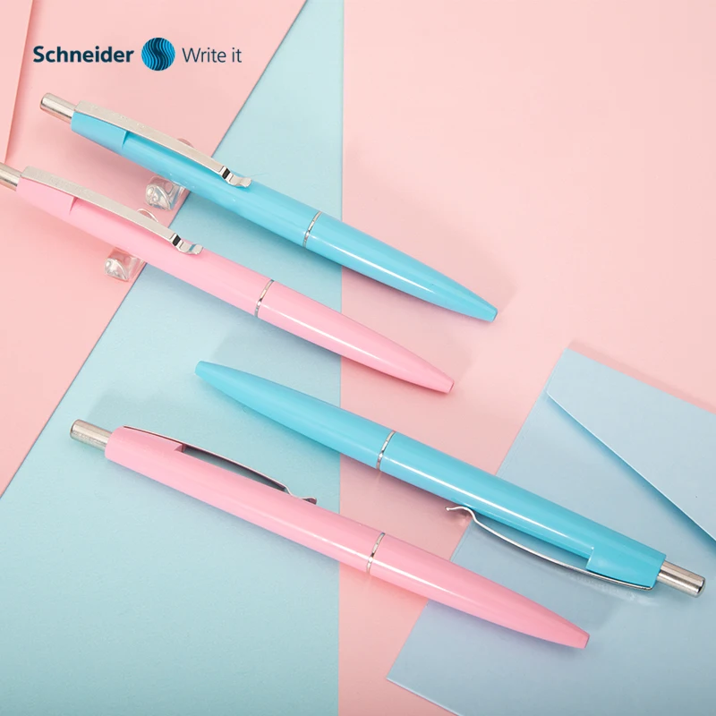 1pc German Schneider Office Gel Pen Press-style Large Capacity Quick-drying Straight Liquid Ballpoint Pen Writing Supplies