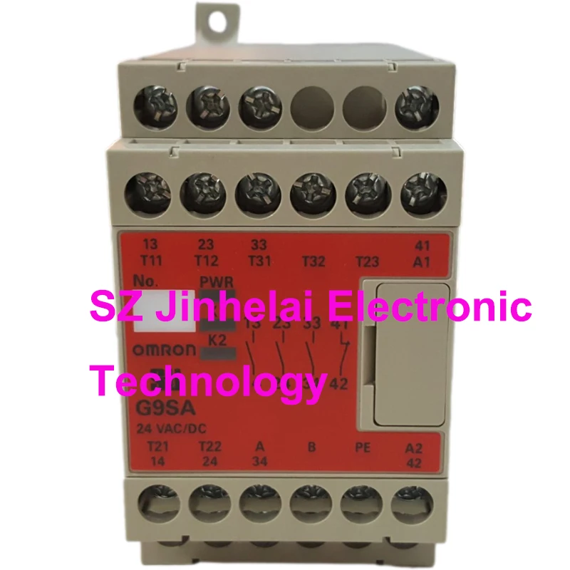 Imagem -02 - Omron-módulo de Relé de Segurança Original Novo e Original G9sa301 ac dc 24v Stop Delay Unit