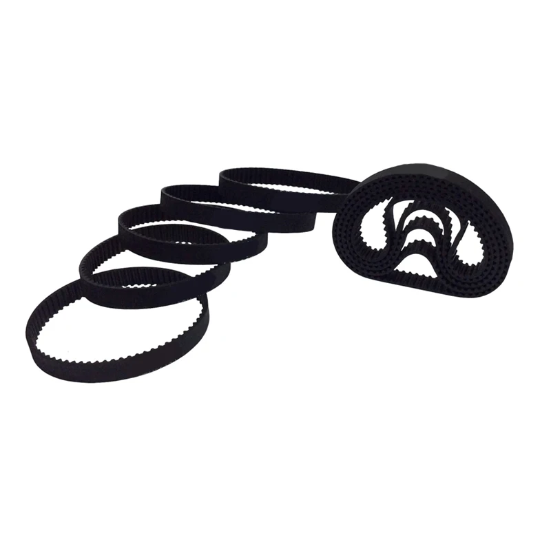2 pz/set 2GT Personalizzazione della Cinghia Dentata Ad Anello Chiuso Gt2 Cinghia Dentata Larghezza 10mm Lunghezza 500-1000mm Stampante 3D Nastro Trasportatore Dentato