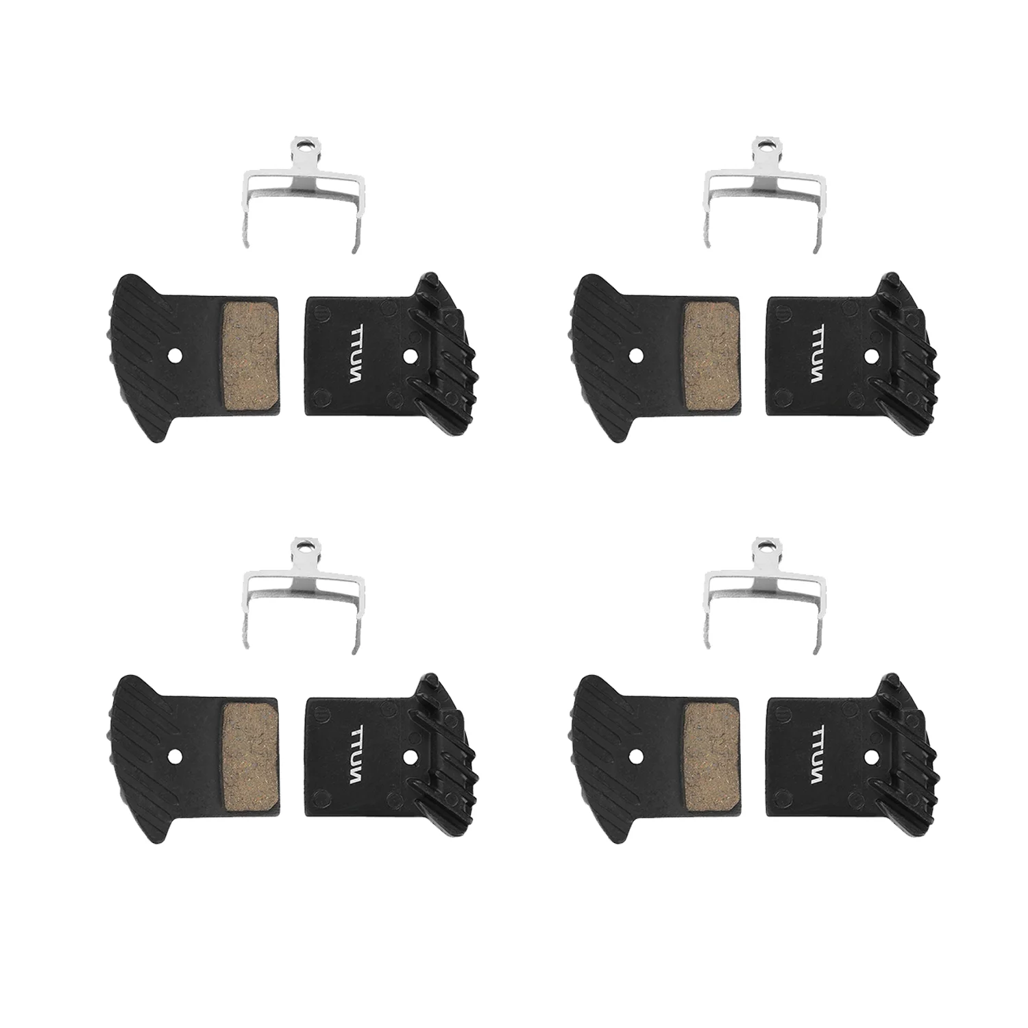 

NUTT 4 Pair Brake Pads Original Suitable For Scooter Mountain Bicycle Cooling Semi-metal Resin Heat Dissipating Part Accessories