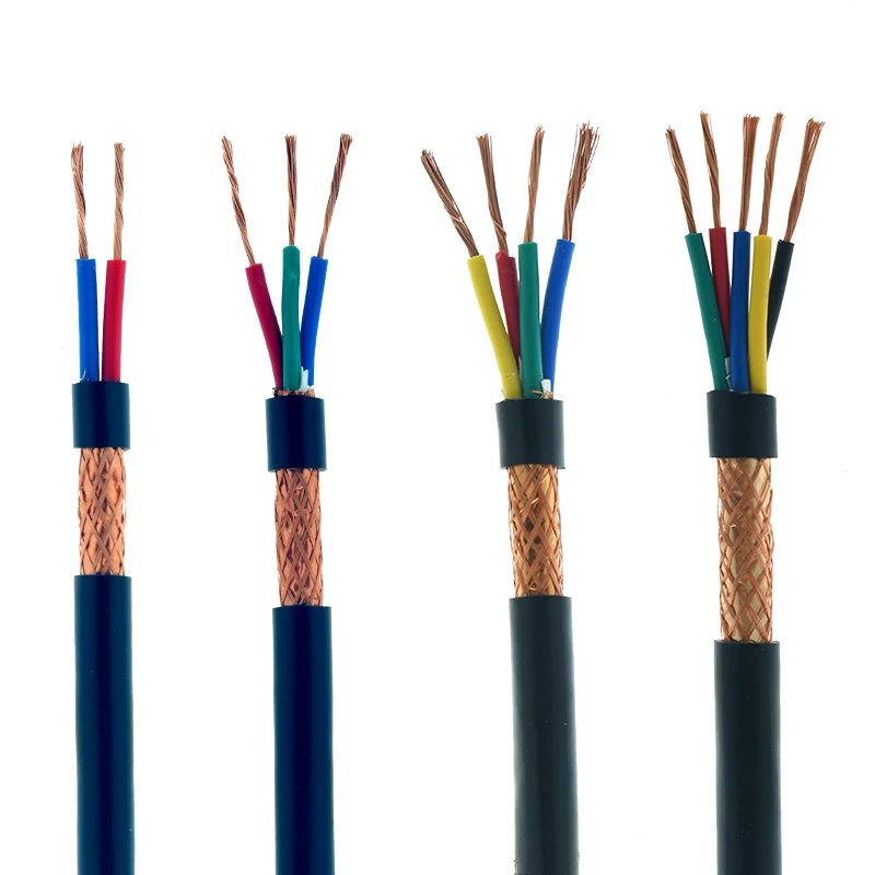 

5 Meters RVVP Shielded Cable Signal Electrical Wires Control Signal Line 2/3/4/5 pin 0.3 0.5 0.75 1 1.5 2.5mm Copper Wire