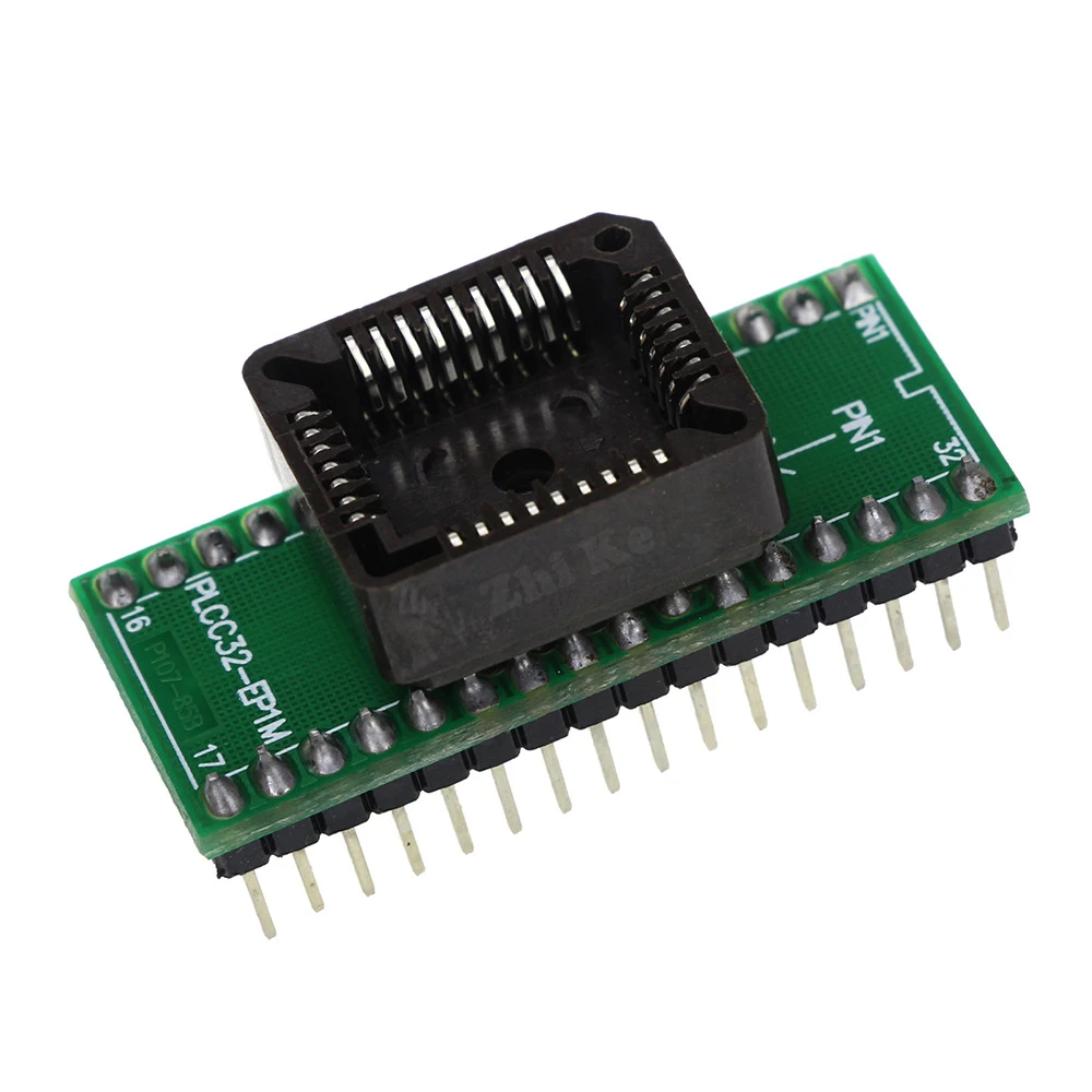 PLCC32 to DIP32 Programmer Adapter IC Socket Converter Programming seat Plcc32 To Dip32 USB Programmer Chip Socket Module