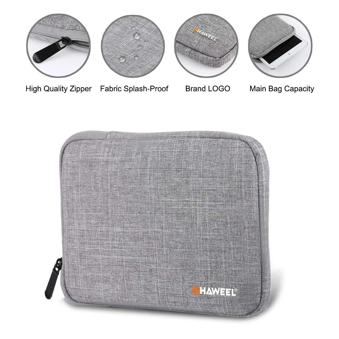 HAWEEL Notebook Sleeve Case 9.7 11 13 15 inch For HP DELL Laptop bag Zipper Tablets Carrying Bag Macbook Shockproof Case