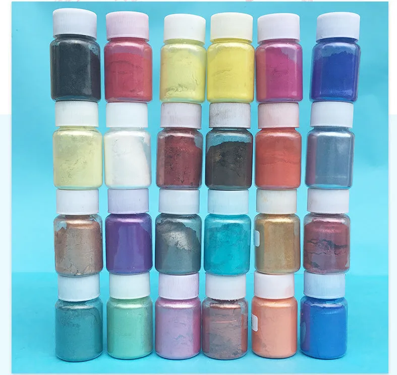 20 Colors Mica Powder Epoxy Resin Dye Pearl Pigment For Jewelry Making Resin Mold Color Dye Pigments