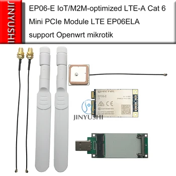 JINYUSBottles pour Quectel EP06 EP06-E IoT/M2M-optimized LTE-A Cat 6 Mini PCIe Tech persévérance EP06ELA support Openwrt mikrotik