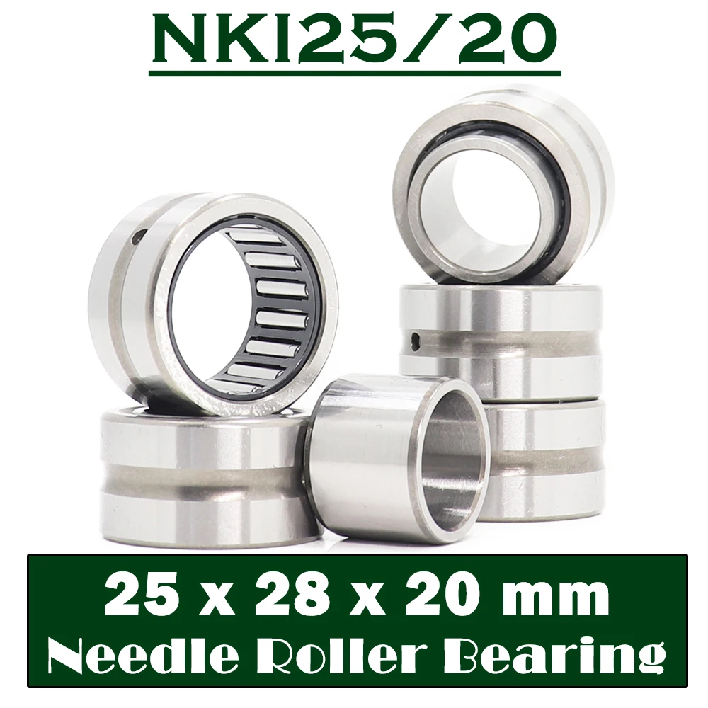 

NKI25/20 Bearing 25*38*20 mm ( 5 PCS ) Solid Collar Needle Roller Bearings With Inner Ring NKI 25/20 Bearing