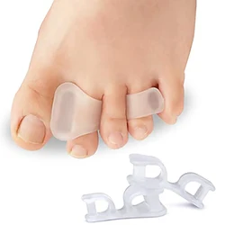 Big Toe Straightener Thumb Valgus Protector Silicone Gel Foot Fingers Toe Separator Bunion Adjuster Feet Pads Relief Foot Pain