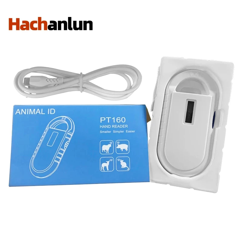 Handheld 134,2 kHz 125kHz Tier RFID Reader Haustier Katze Hund Mikrochip Scanner FDX-B Glas Chip USB/Bluetooth Tag Reader mit Tags