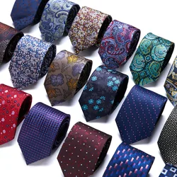 48 Màu Cổ Điển 7.5Cm Thắt Dành Cho Nam Lụa Phối Sang Trọng Sọc Slim Quan Hệ Cho Nam Phù Hợp Với Cravat Bản Tiệc Cưới gravatas