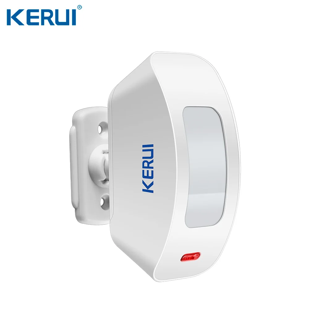 KERUI-Sensor de movimiento PIR inalámbrico para cortina de ventana, Detector infrarrojo, diseño de circuito, 433MHz, sistema de alarma para el hogar