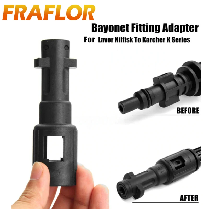 Pressure Washer Adapter Connector Fitting For Lavor Kew Nilfisk Alto To Karcher K Series Pressure Washer Car Washer Spray Gun