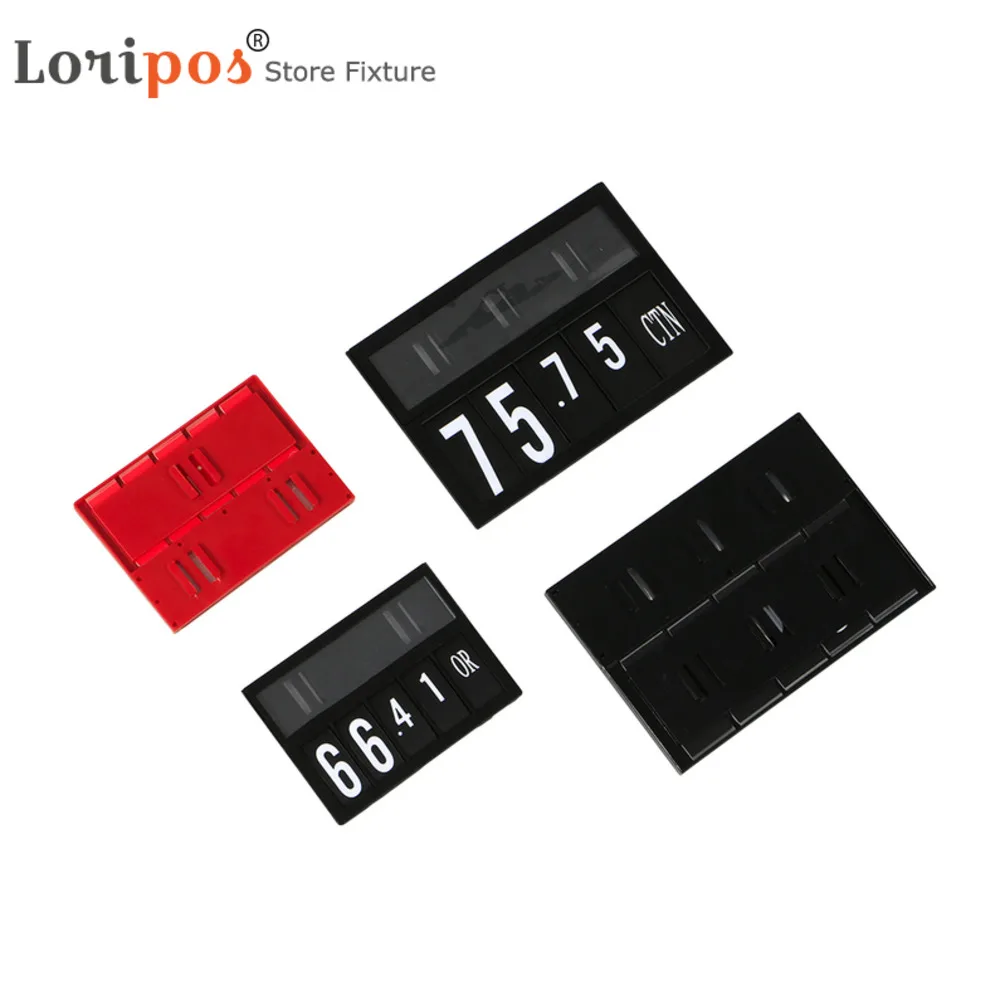 

Pop Plastic Price Tag Holder Clip Frame for Retail Shops