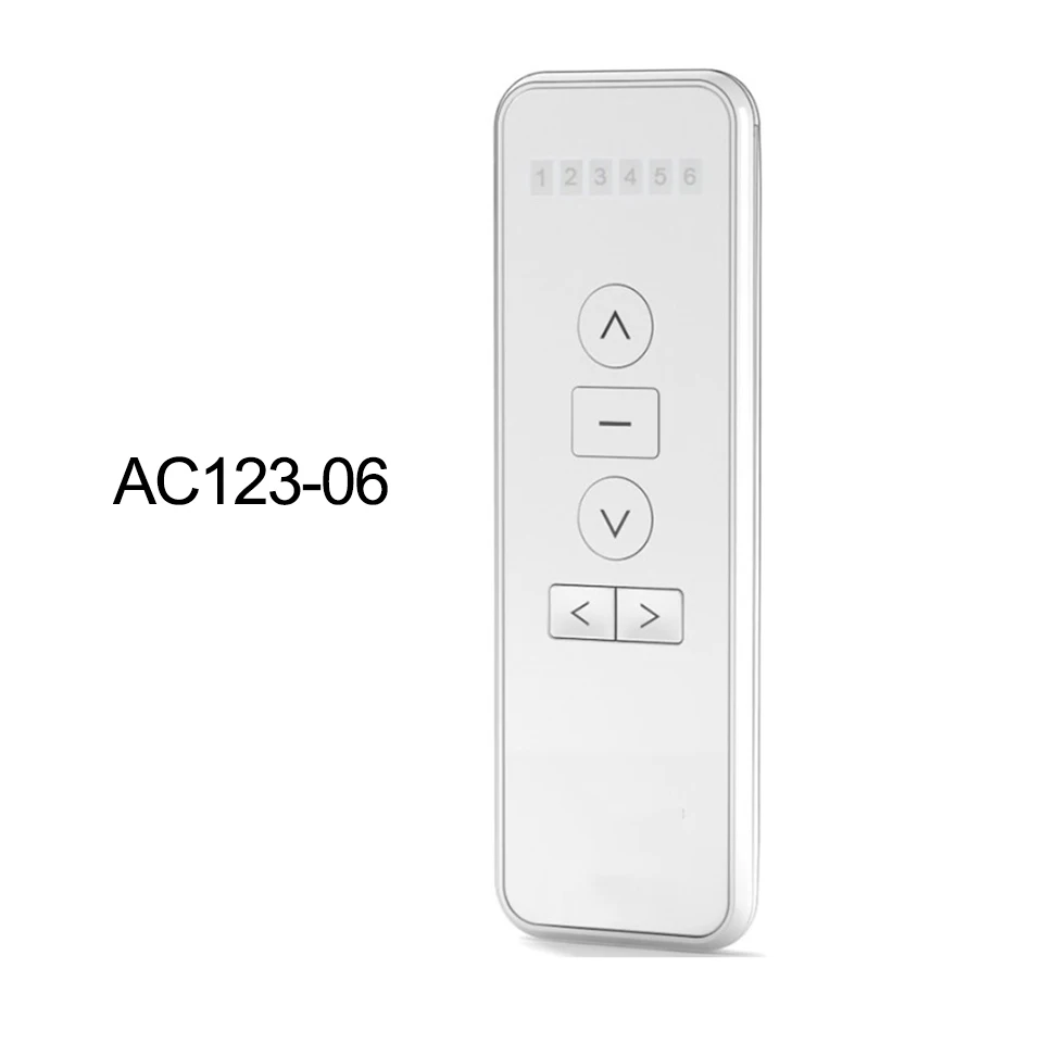 A-OK AC123 1/2/6/16CH Remote Controller RF433 Hand Held Emitter A OK Electric Curtian Motor, Wireless Control Intelligent Home