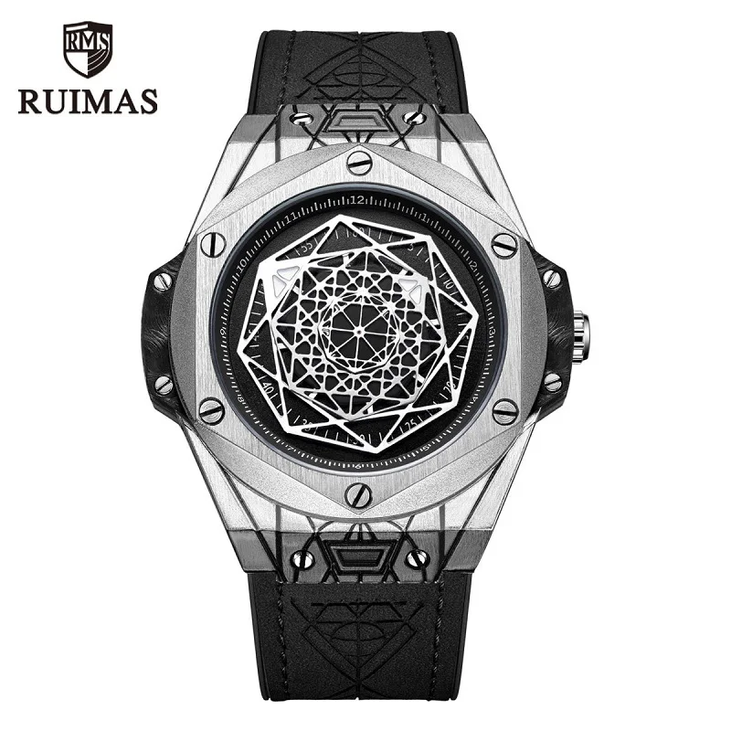 RUIMAS Luxury Top Brand Quartz Watches Men Leather Strap Military Sports Wristwatch Male Waterproof Clock Relogios Masculino 533