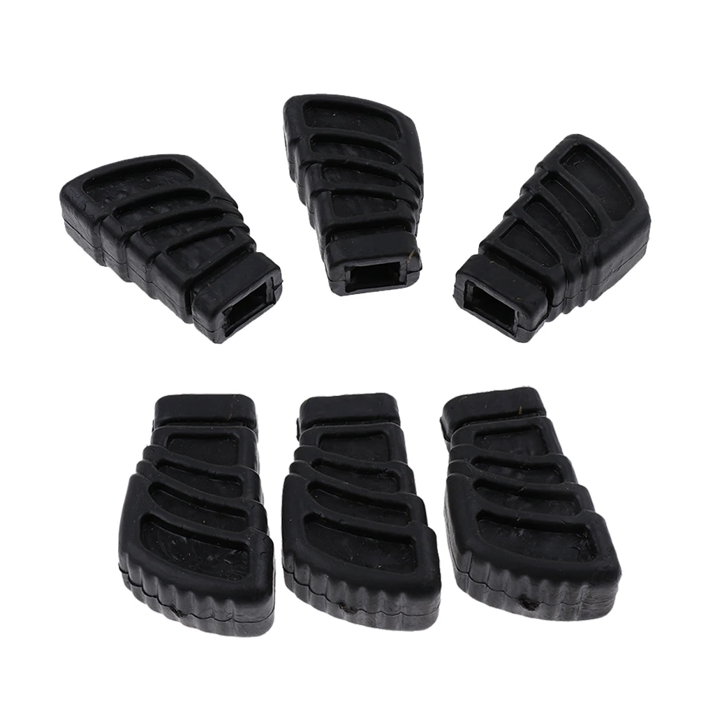 6pcs Drum Rack Rubber Feet Pad fits Single Braced Drum Hardware Cymbal Stand