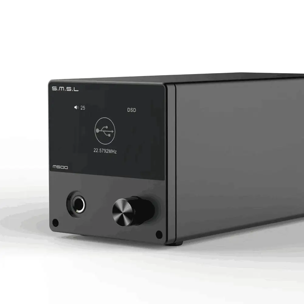 Smsl m500 moq usb dac amplificador de auscultadores es9038pro chip rca optical caoxial áudio decorder amplificadores dsd mini xmos XU-208