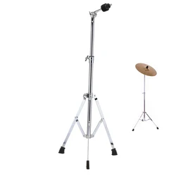 Drum Stand Full Metal Floor Cymbal Triangle Bracket Stand Holder Adjustment Foldable Jazz Drum Set Percussion