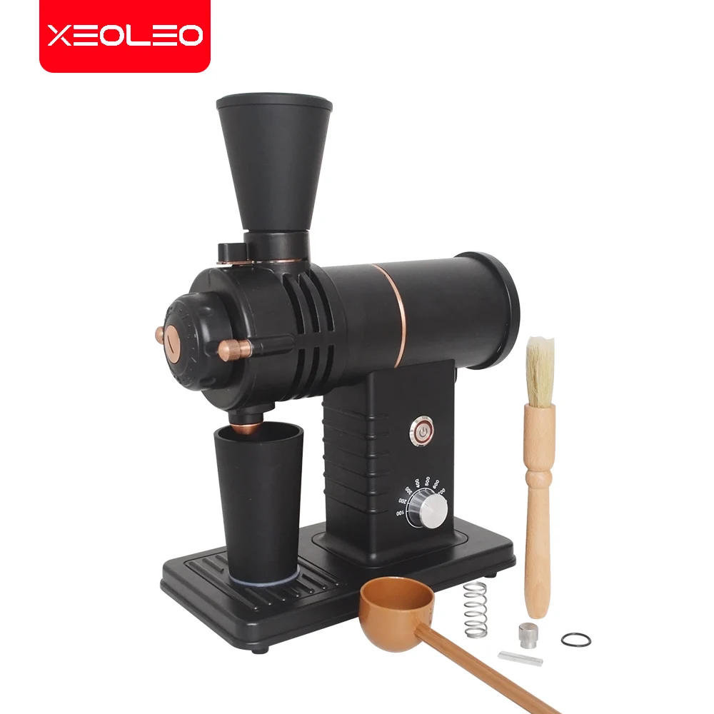 XEOLEO Electric Coffee grinder Shark tooth 78mm Ghost tooth coffee miller suitable for make filter coffee 200W coffee machine