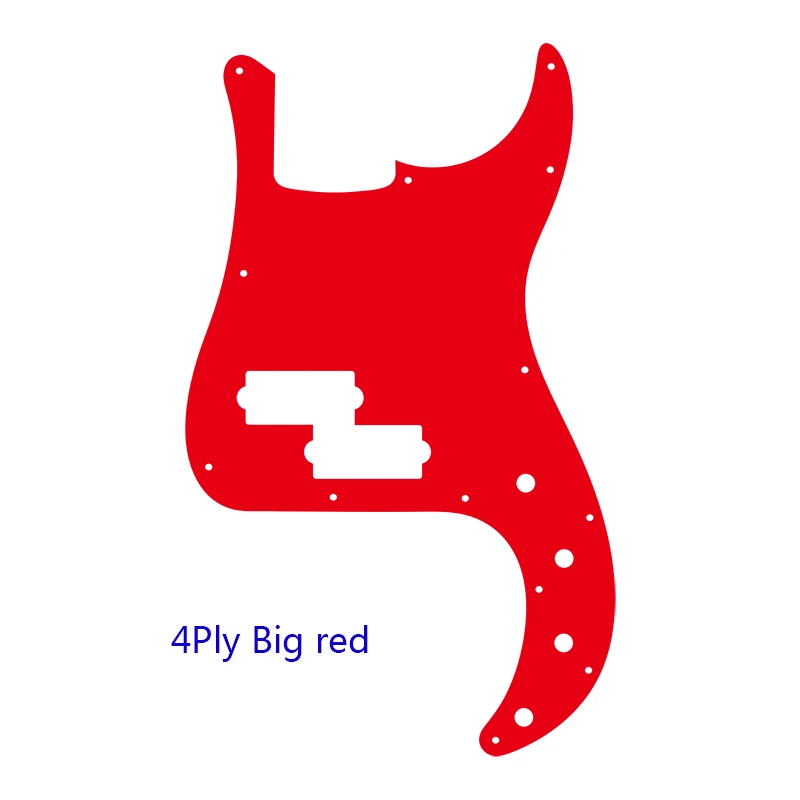 Pleroo Custom Guitar Pickgaurd - For Deluxe P Bass Guitar Pickguard Scratch Plate Multiple Colors Flame Pattern