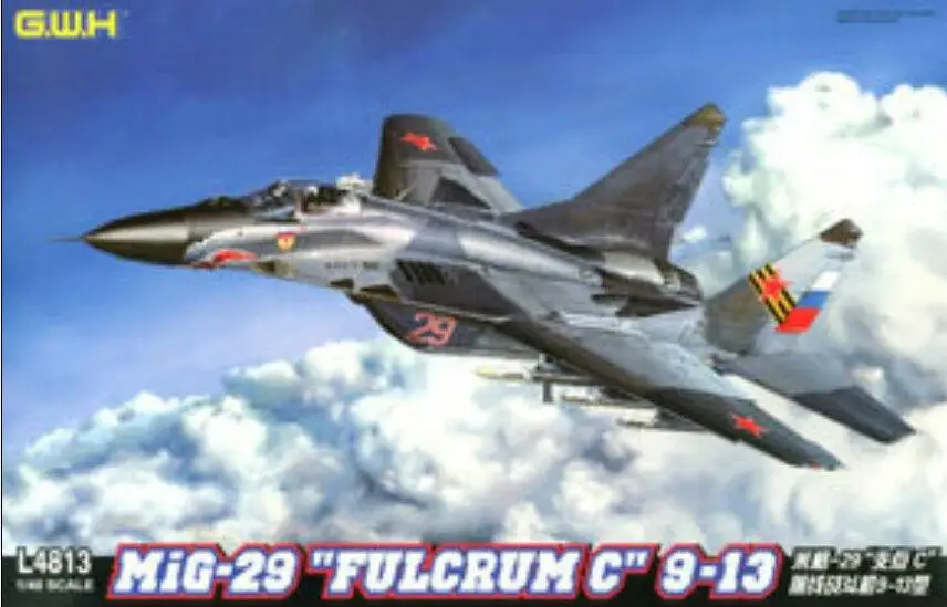 

Great Wall Hobby L4813 1/48 Scale MIG-29 9-13 "Fulcrum C" Plastic Model Kit