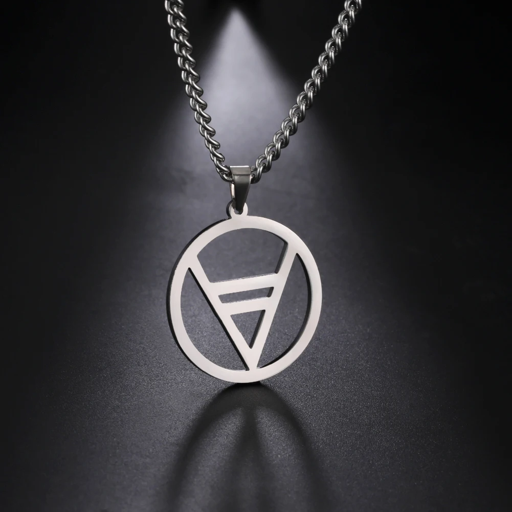 My Shape Vintage Veles Volos Slavic God of Earth Waters Pendant Necklace for Men Stainless Steel Talisman Religion Male Jewelry