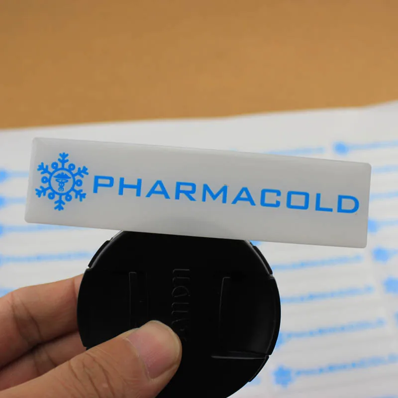 

Printing factory wholesale custom logo printing 3d crystal clear adhesive label dome resin epoxy sticker