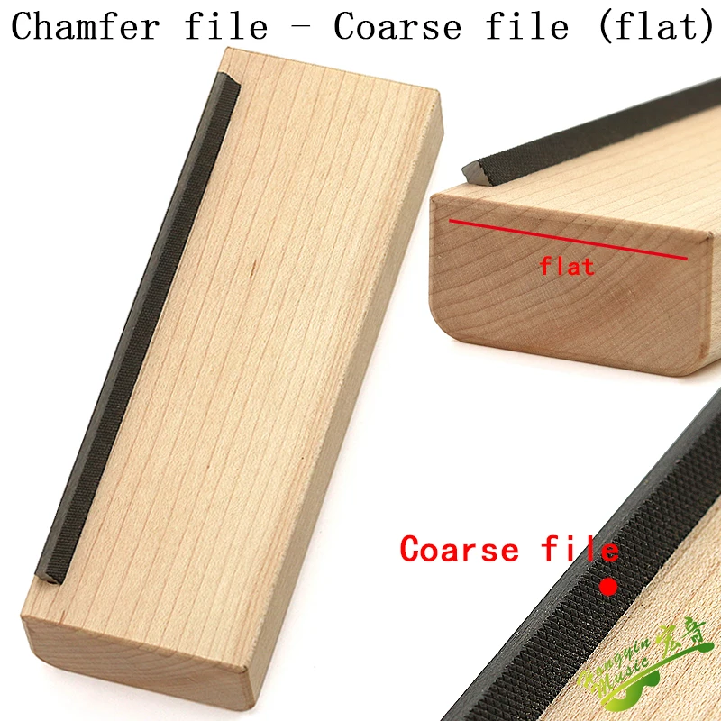 electric acoustic classical bass guitar Neck Fingerboard fret Sanding bastard smooth file repair tools