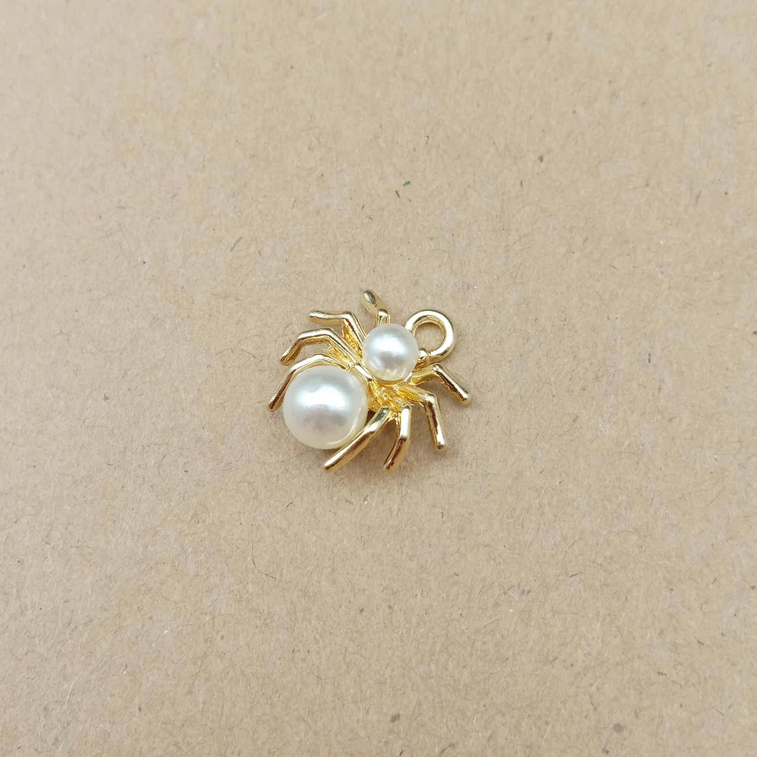 10pcs/lot Spider Metal Golden Color Charms Pendant Pendants Jewelry Making  Zinc Alloy 14x15mm