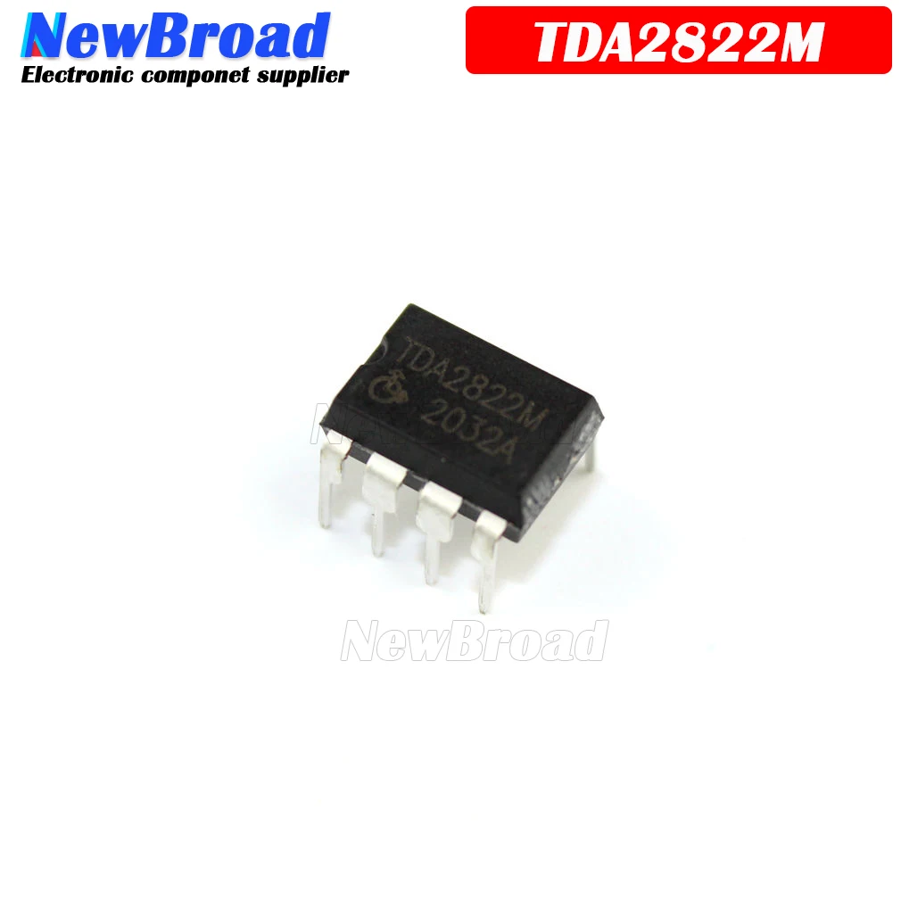 100PCS DIP8 TDA2822M TDA2822 DIP 2822M DIP-8 IC