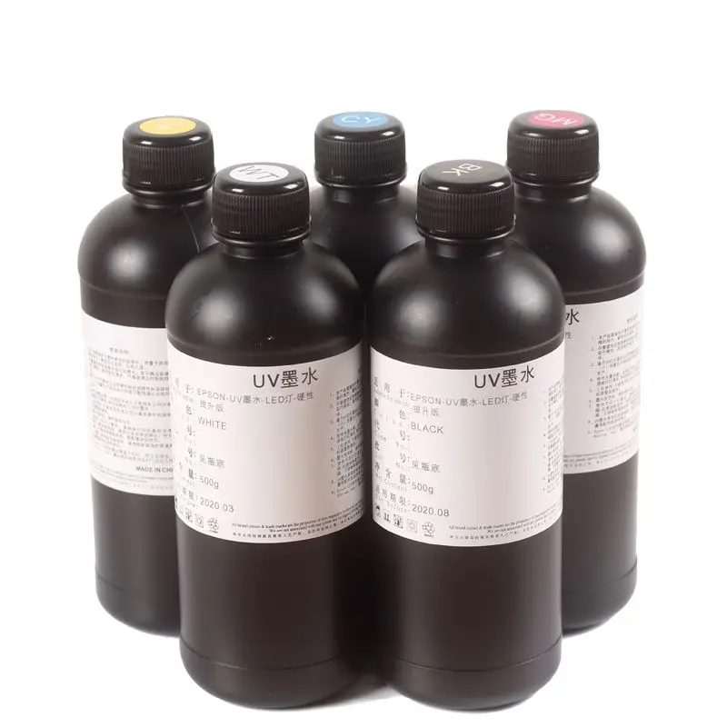 1 Bottle 250g UV Ink/for EPS LED lamp UV flatbed Printer/3D Cylindrical UV Printer For R1390 L1800 R1900 L800 R330 R2000 L805