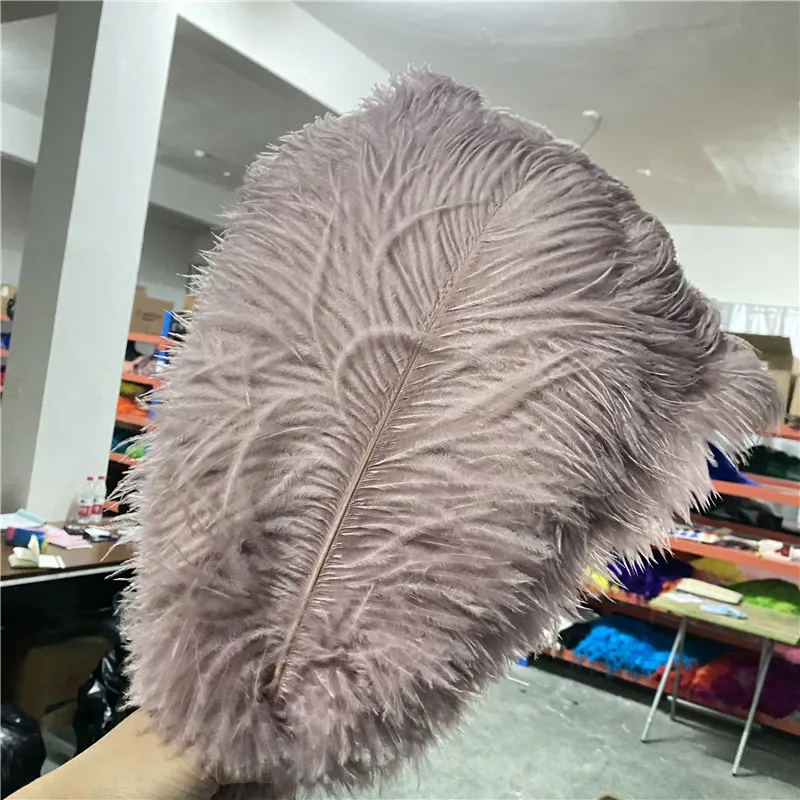 Wholesale 20-50pcs/lot Fluffy Ostrich Feather 16-18inches/40-45cm Celebration Diy Jewelry Christmas for Dancers Plume