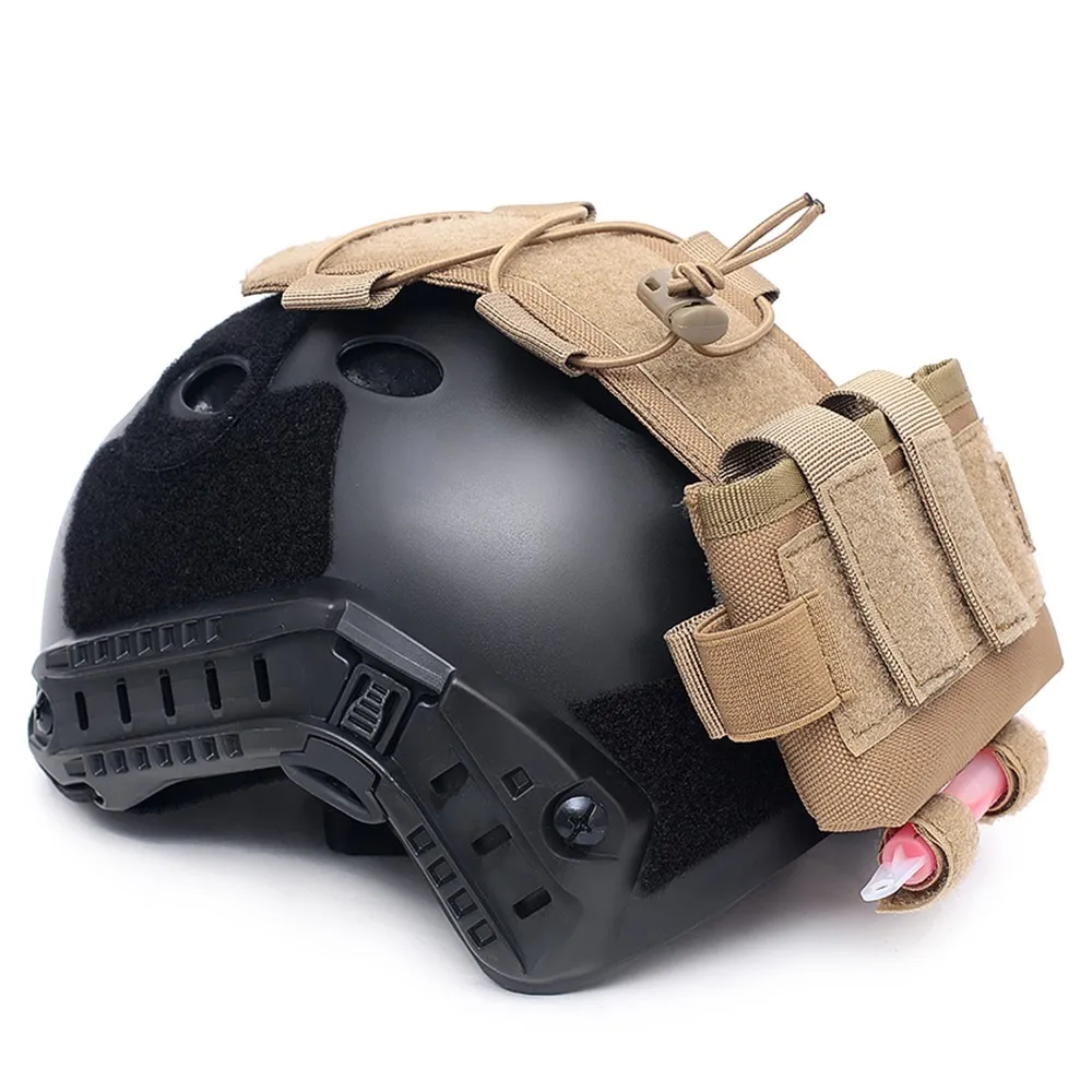 Tactical Helmet Battery Pouch MK2 Battery Case Fast Helmet Counterweight Pack Camo Utility Hunting Airsoft Helmet Battery Bags