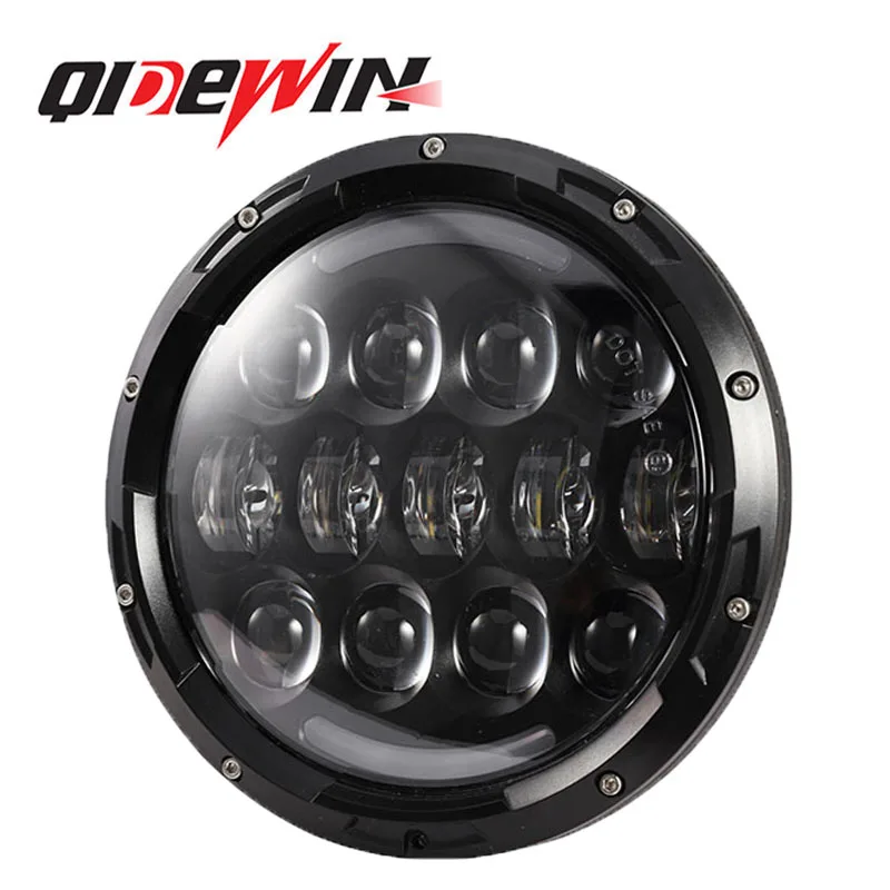 

7Inch LED Headlight White Halo Angle Eyes Led Headlamp 75W Hi/Low Turn Signal for 4x4 Suzuki Samurai Jeep Wrangler Off Road