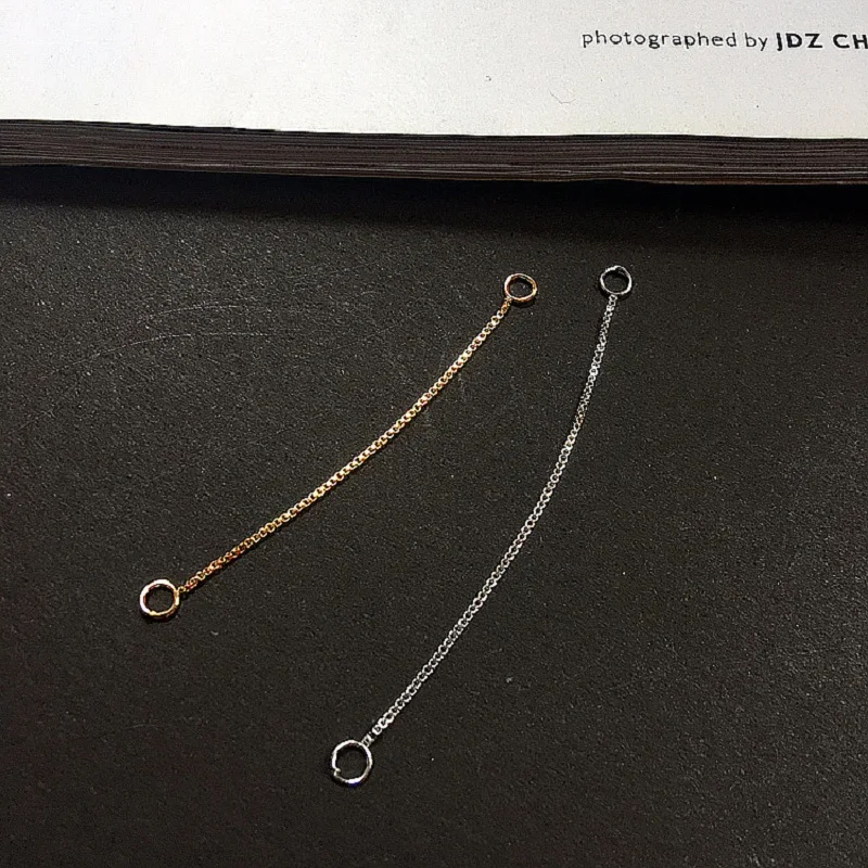 DIY Handmade Jewelry Accessories Gold Plating Chain Belt Hanging Earrings Earrings Ear Stud Earrings Pendant Pendant Material