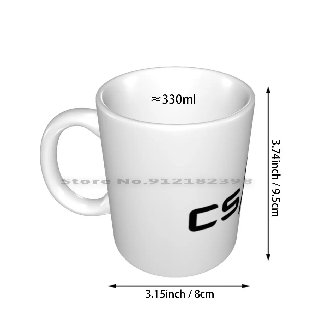 Cs : Go Logo T-Shirts Ceramic Mugs Coffee Cups Milk Tea Mug Csgo Csgo Logo Logo Counter Strike Logo Counter Strike Cs Counter