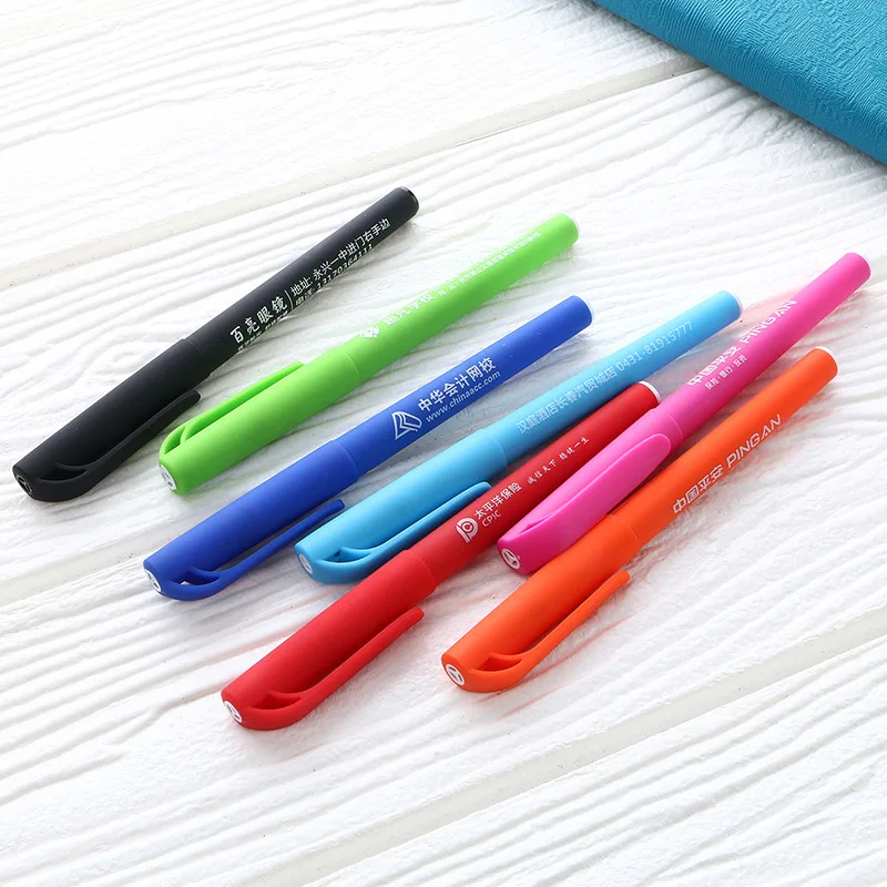 

500pcs Per Set Advertising Pen Custom Logo Gel Pen Business Gift Custom Signature Pen Custom Gift Pen Advertising Gift