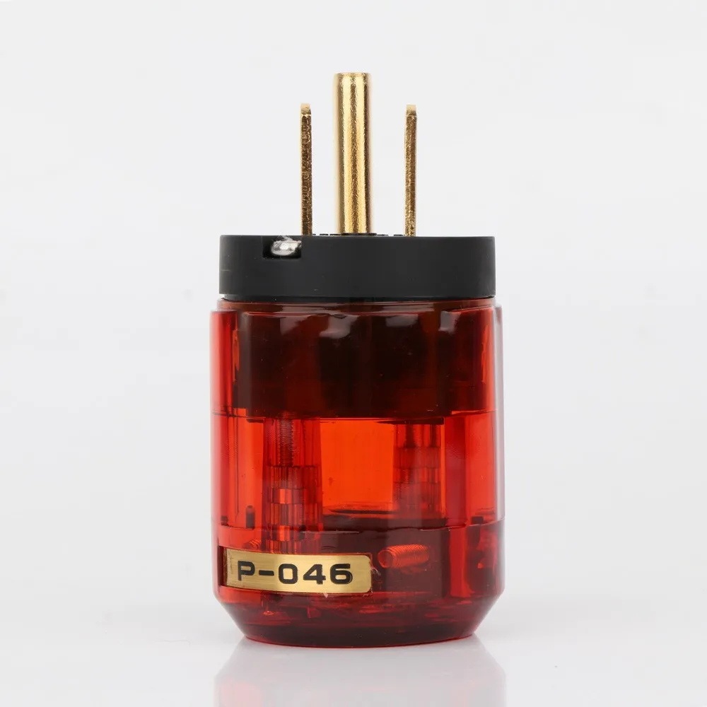 Oyaide P-079/P-037/ P-029/ P-046/ P-004/P-330/ P-320/p077 eua plugue de alimentação ródio fêmea chapeado/chapeamento de ouro plugue do conector de alimentação