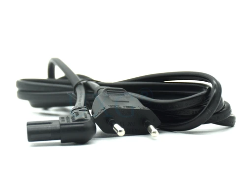 Imagen 2 del producto Figura 8 cable de alimentación de CA Schuko EU Euro a IEC C7 en ángulo recto cable de alimentación 1M 2M 3M 5M C7 cable de alimentación de CA