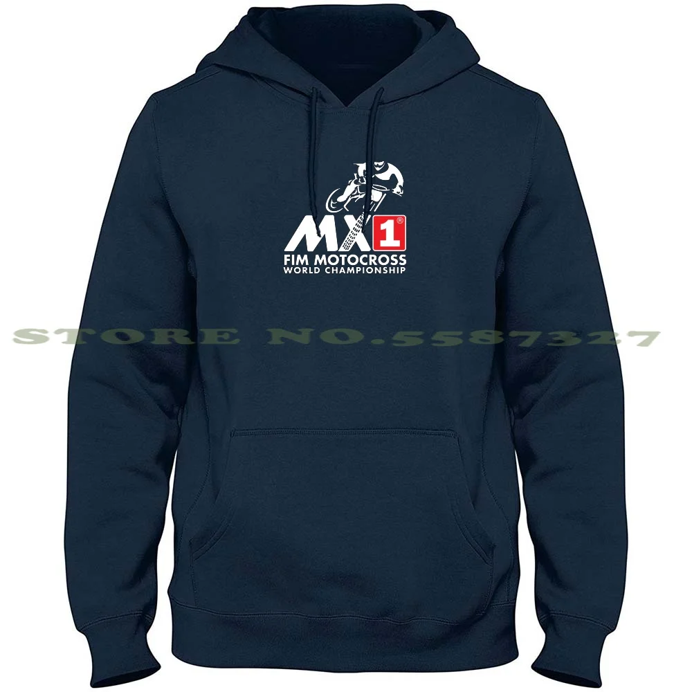 Mx1 Fim Motocross Fan Art Logo 100% Pure Cotton Hoodie Tshirt Motocross Monster Mx1 Mx2 Fox Kawazaki Wp Gopro Fmf Michael Fly