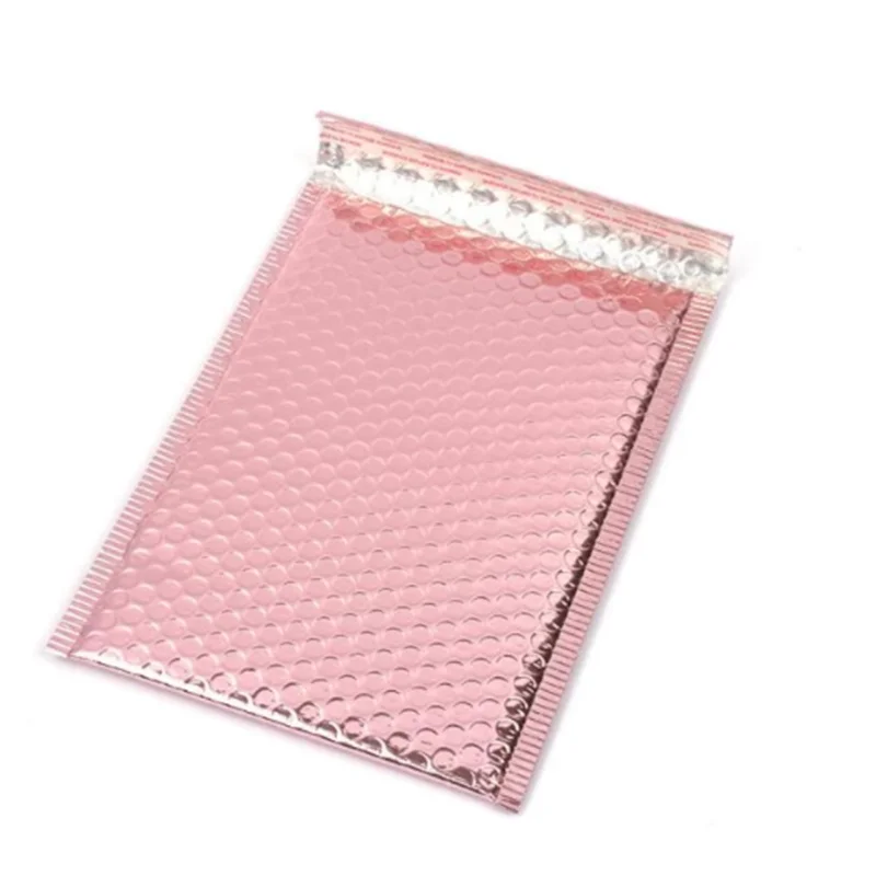 

50pcs/lot Rose Gold Plastic Bubble Envelopes Bags,Padded Shipping Envelope,Waterproof Bubble Postal Bags