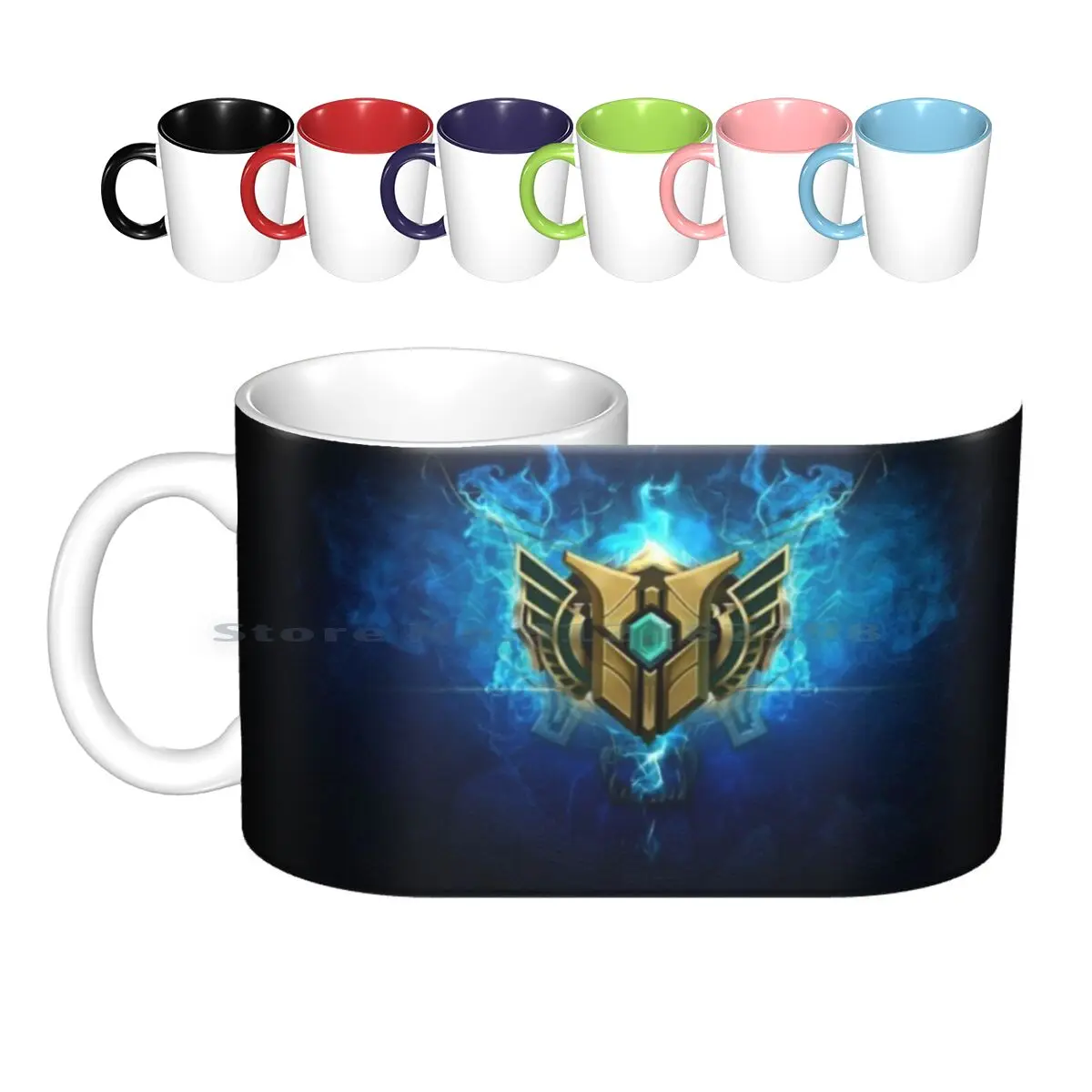 Level 7 Mastery Ceramic Mugs Coffee Cups Milk Tea Mug Player League Art Riot Games Riot Rito Games Game Creative Trending