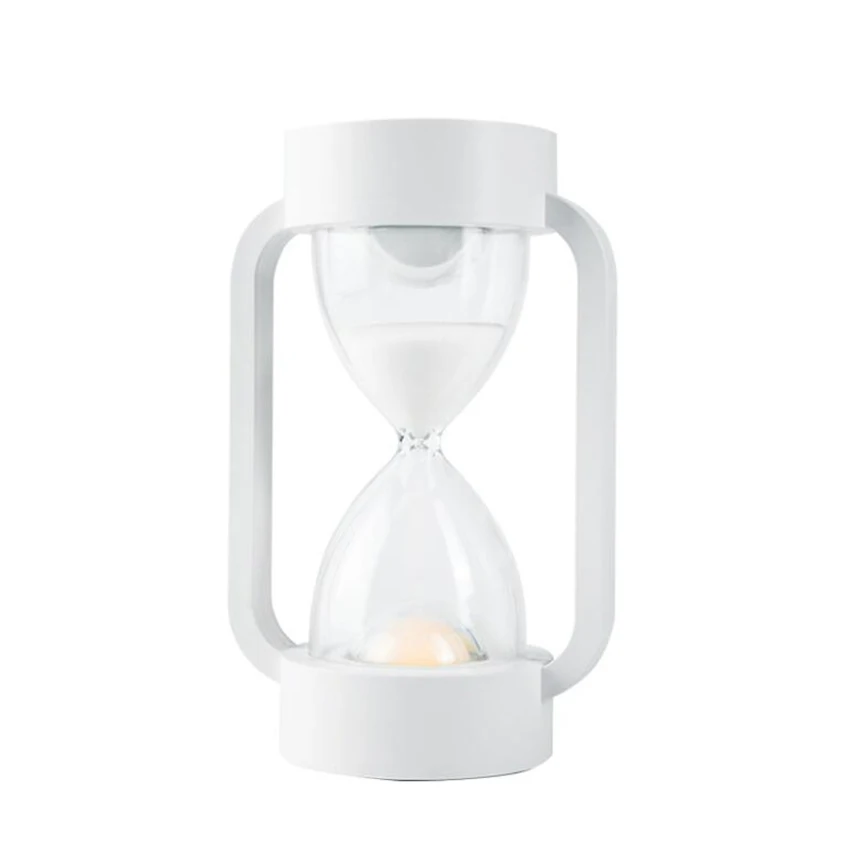 LED Night Light Sand Timer นาฬิกาทรายเด็ก,พลาสติกนาฬิกาสำหรับเกม,นาฬิกาทราย Night Light เปลี่ยนสี
