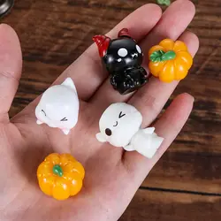 Halloween Pumpkin Ghost Vampire Micro Landscape Landscape Resin Craft Mini Fairy Garden Ornaments Home Decor