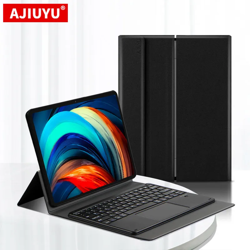 

Чехол с клавиатурой AJIUYU для планшета Lenovo Tab P12 Pro 12,6, чехол для планшета Xiaoxin Pad Pro, чехол для детской клавиатуры с Bluetooth, защитный чехол, умный чехол